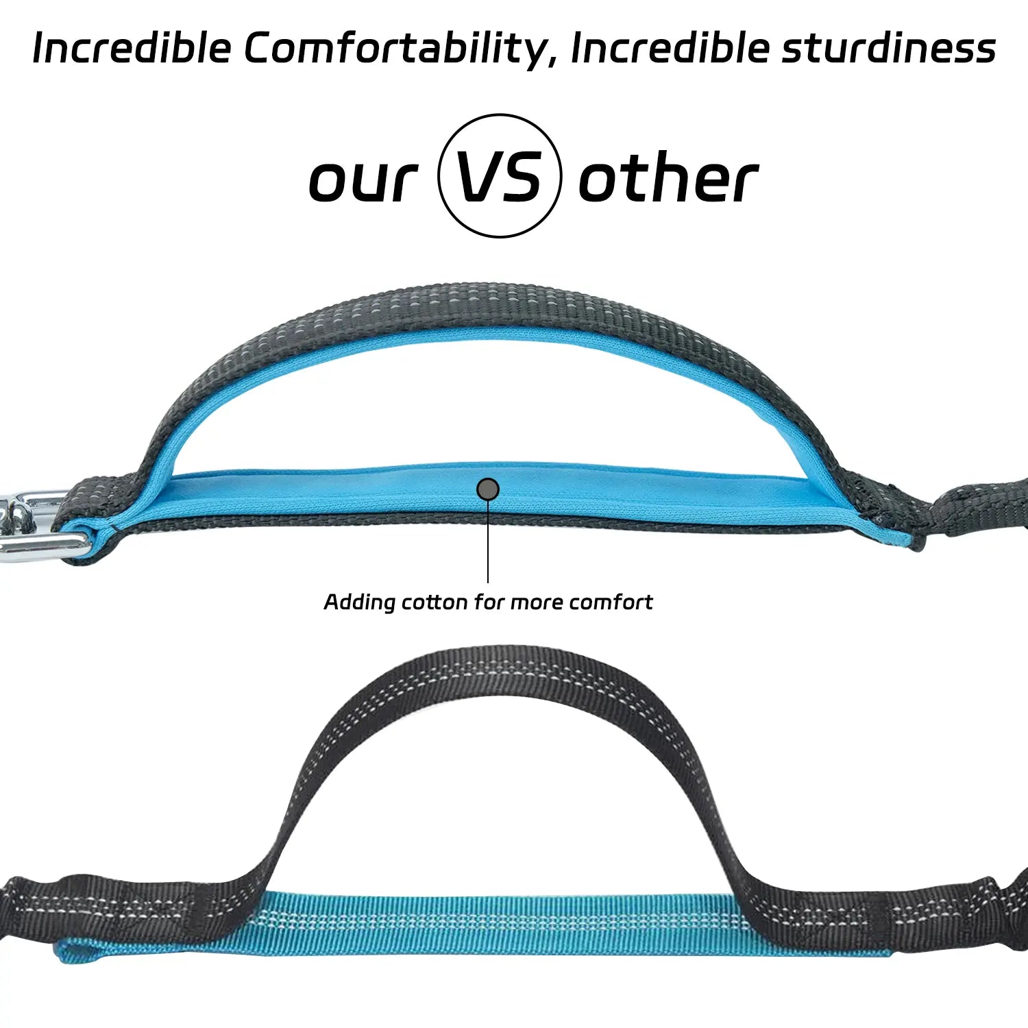 Geoorood Hands Free Lazy Dog Leash with Zipper Pouch for Medium Dogs (8-100Lbs) Walking, Jogging and Running Summervibes Petlovers